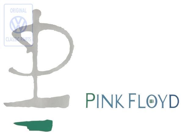 Volkswagen Golf 3 (1H) folieopschrift PINK FLOYD voor C-stijl - links