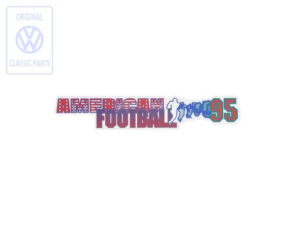 Volkswagen Golf 3 (1H) folieopschrift American Football