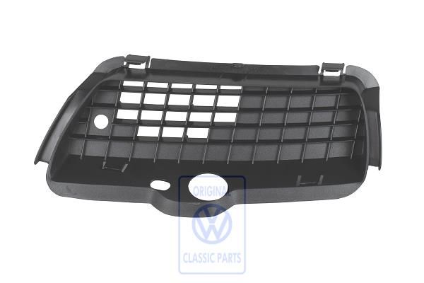 Volkswagen Golf 3 (1H) afdekking voorbumper - rechts, satijnzwart