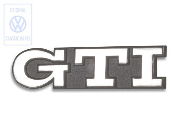 Volkswagen Golf 3 (1H) embleem GTI achter - chroom
