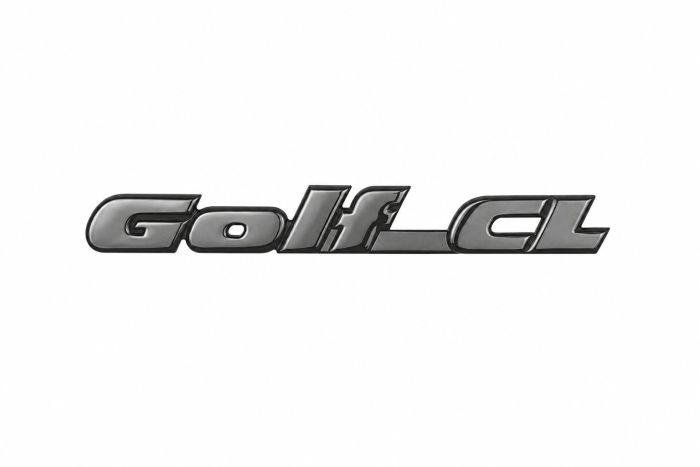 Volkswagen Golf 3 (1H) embleem - satijnzwart
