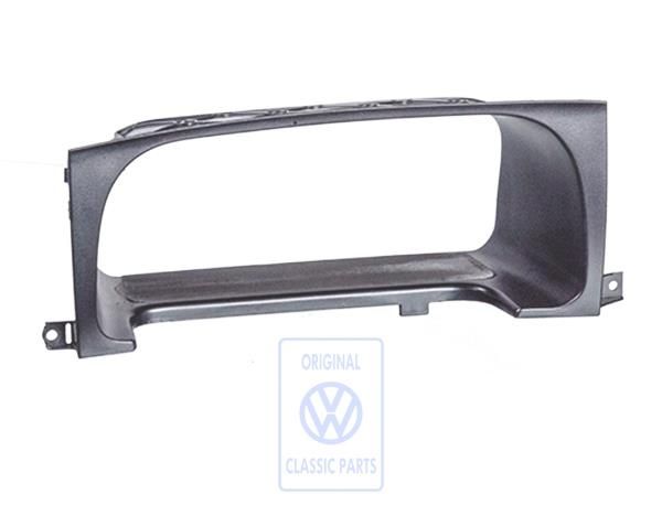 Volkswagen Golf 3 (1H) afdekking instrumentenpaneel - satinzwart