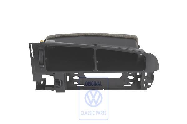 Volkswagen Golf 3 (1H) behuizing luchtrooster - midden (elektronische airco)