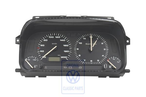 Volkswagen Golf 3 (1H) instrumentenpaneel 200 km/h (ABD, ABU)