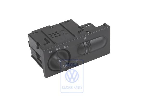 Volkswagen Golf 3 (1H) lichtschakelaar met dagrijlichtfunctie - satijnzwart