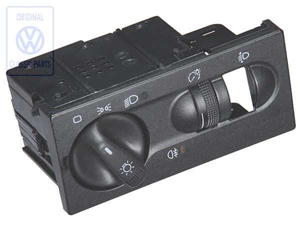 Volkswagen Golf 3 (1H) lichtschakelaar met mistachterlicht - links gestuurd