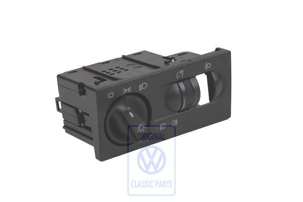Volkswagen Golf 3 (1H) lichtschakelaar met dagrijlicht, mistlampen en hoogteregeling