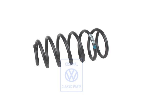 Volkswagen schroefveer voor - slechtewegenuitvoering, 1x blauw, 3x wit