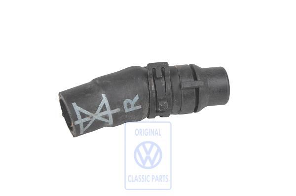 Volkswagen Golf 4 (1J) koelvloeistofslang koppelstuk naar kachelradiateur