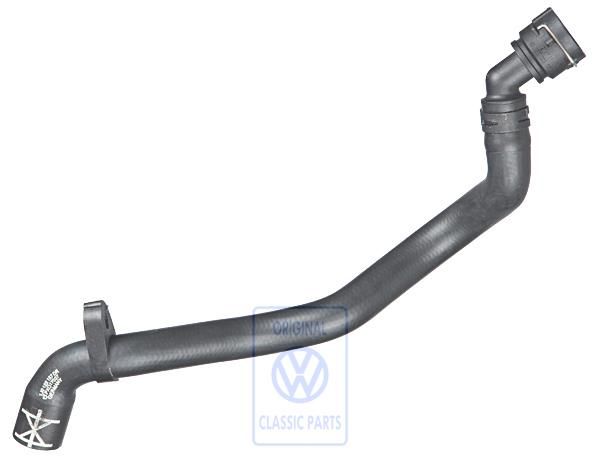 Volkswagen koelvloeistofslang flens-kachelradiateur - automaat (AJM, AUY, ATD)