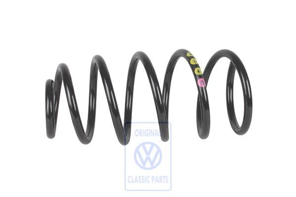 Volkswagen schroefveer voor - stationwagen, 1x violet, 4x wit