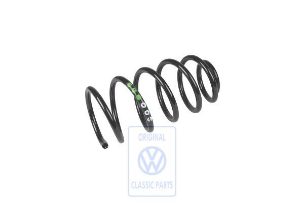 Volkswagen New Beetle (9C) schroefveer - voor, 3 groene en 3 witte markeringen