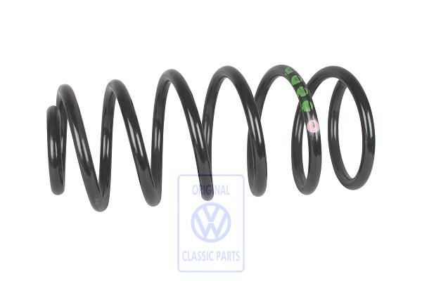 Volkswagen schroefveer voor - sedan, 1x violet, 2x blauw