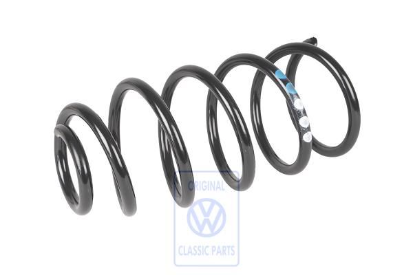 Volkswagen schroefveer voor - 2x blauw, 3x wit