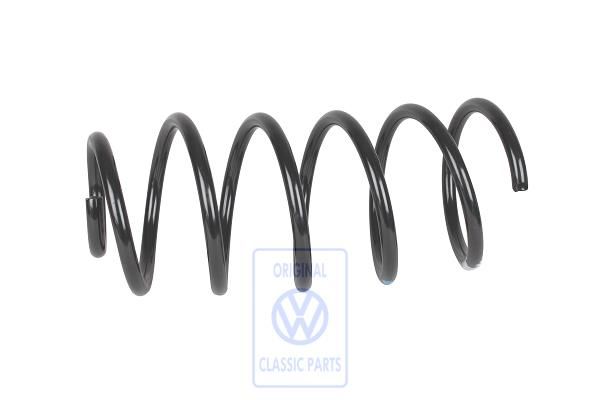 Volkswagen schroefveer voor - sportonderstel, 3x roze, 2x blauw