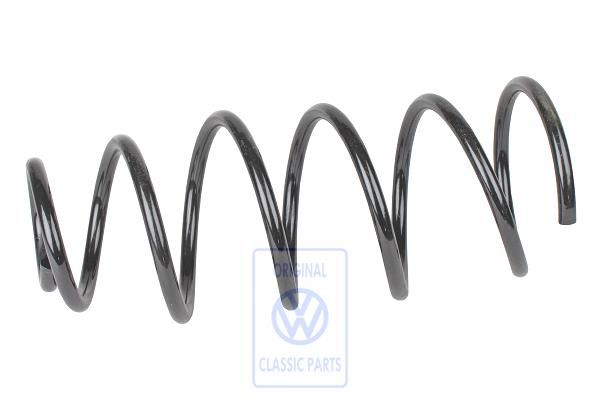 Volkswagen schroefveer voor - sedan, 1x groen, 2x blauw