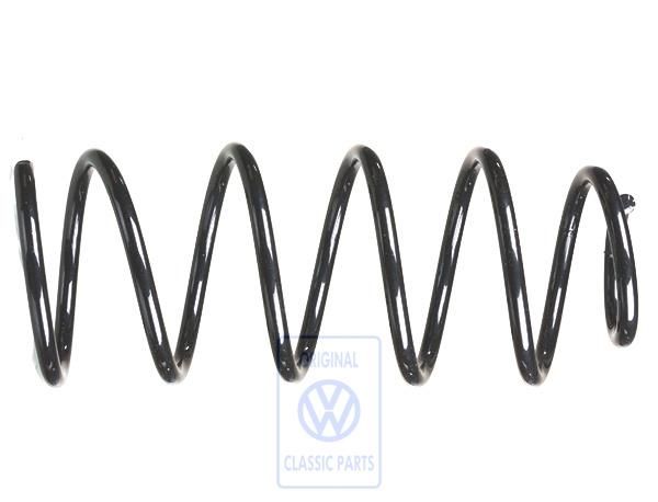 Volkswagen schroefveer - voor, 2x groen/1x blauw