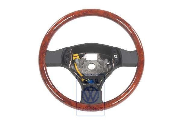 Volkswagen sportstuurwiel met houten rand