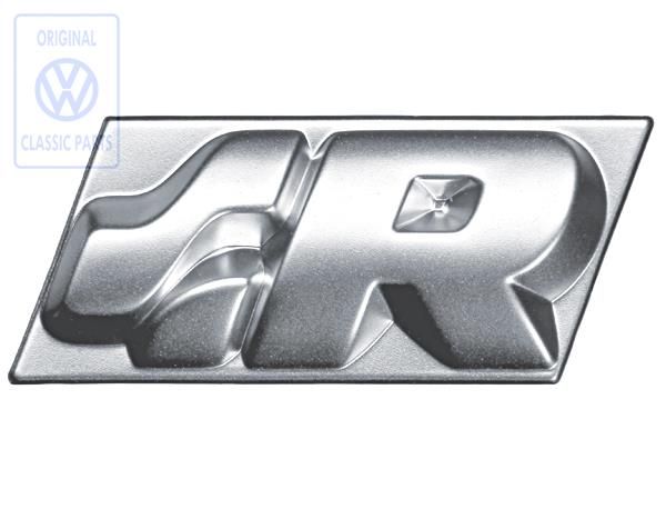 Volkswagen Golf 4 (1J) R-embleem voor driespaaks sportstuur