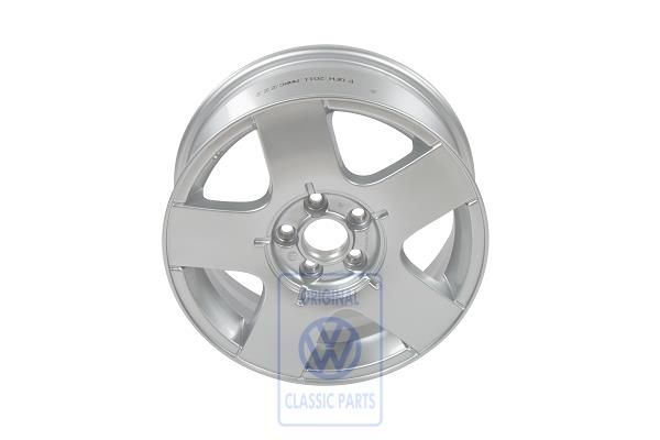 Volkswagen lichtmetalen velg avus I 6Jx15 H2 ET38 5x100 - chroom