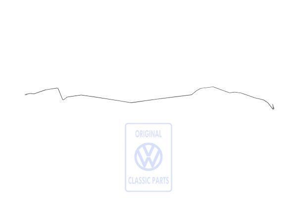 Volkswagen remleiding hydraulisch systeem naar slang - linksachter