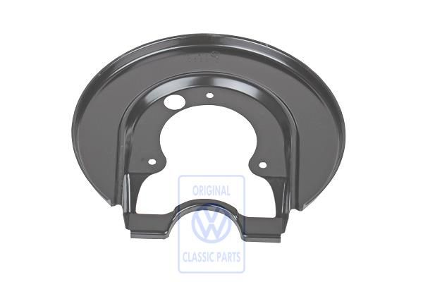 Volkswagen remstofschild linksachter - vierwielaandrijving