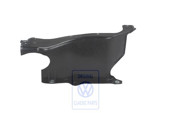 Volkswagen V-snaarafdekking - zwart (TDI 96 kW, vierwielaandrijving)