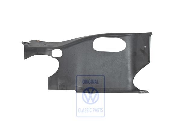 Volkswagen V-snaarafdekking bodemplaat (TDI, 4Motion) - zwart