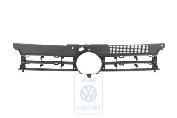 Volkswagen Golf 4 (1J) afdekpaneel grille - satijnzwart