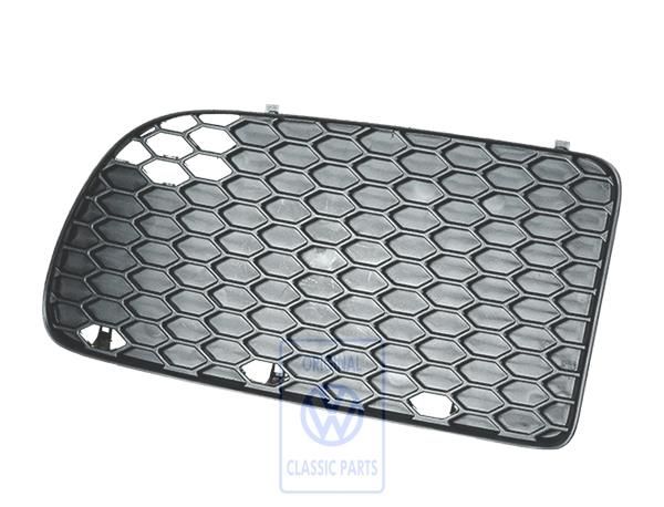 Volkswagen Golf 4 (1J) afdekking voorbumper - links, satijnzwart