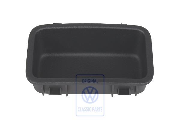 Volkswagen opbergvak middenconsole achter - satijnzwart