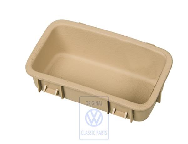 Volkswagen opbergvak middenconsole achter - lichtbeige