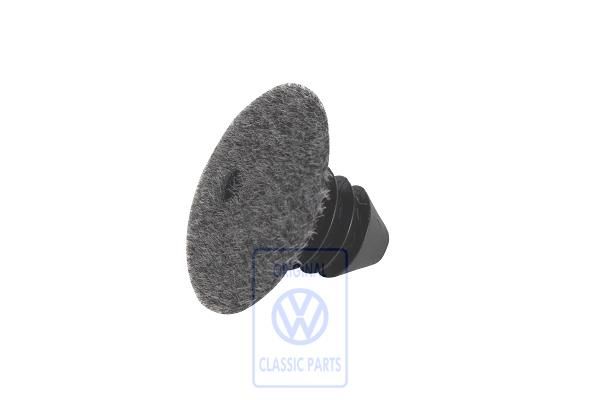 Volkswagen afsluitdop - gebroken zwart