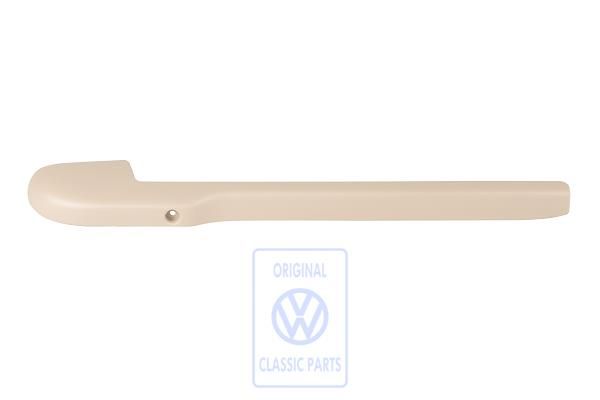 Volkswagen New Beetle (9C) afdekking stoelgeleider - linksbinnen, crèmebeige