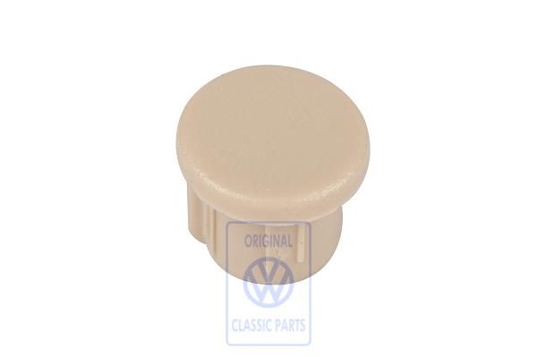 Volkswagen New Beetle (9C) afdekkap stoelverstellingshendel - crèmebeige
