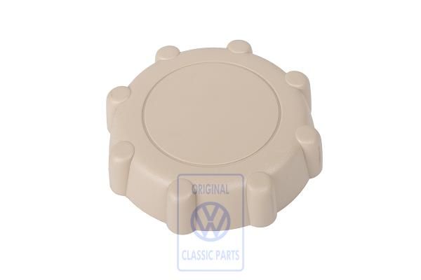 Volkswagen verstelknop rugleuning met zijairbag - lichtbeige