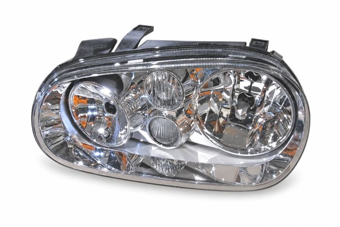 Volkswagen Golf 4 (1J) dubbele halogeenkoplamp met mistlamp - links, Mexico