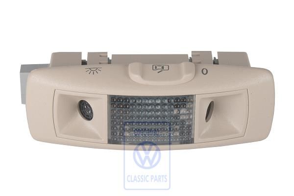 Volkswagen leeslamp met ultrasoonsensor links - lichtbeige