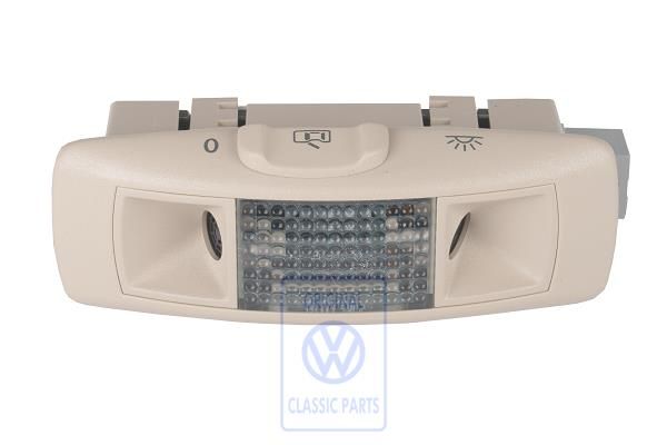 Volkswagen leeslamp met ultrasoonsensor rechts - lichtbeige