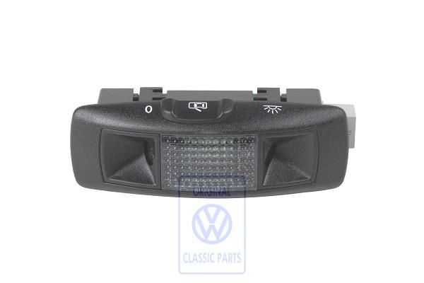 Volkswagen Golf 4 (1J) leeslamp met ultrasoonsensor - satijnzwart