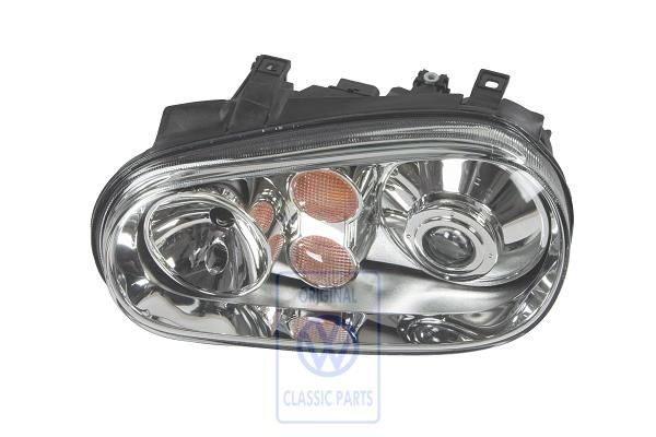 Volkswagen Golf 4 (1J) dubbele xenonkoplamp links - rechtsrijdend verkeer