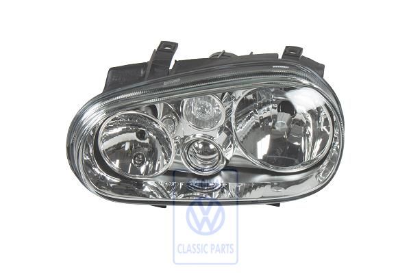 Volkswagen dubbele halogeenkoplamp - links, linksverkeer