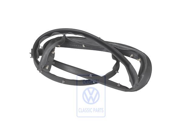 Volkswagen Bora (1J) deurafdichting - rechtsachter, satijnzwart, sedan
