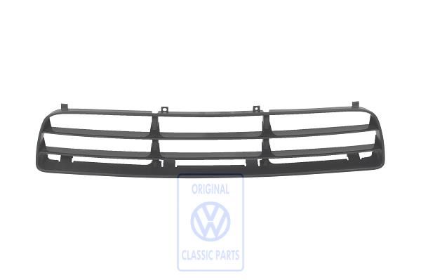 Volkswagen Bora (1J) ventilatierooster voorbumper - midden, satijnzwart
