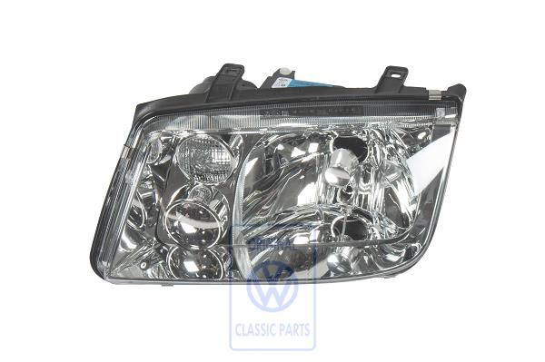 Volkswagen Bora (1J) dubbele halogeenkoplamp - links, rechtsverkeer