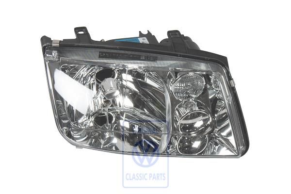 Volkswagen Bora (1J) dubbele halogeenkoplamp - rechts, rechtsverkeer