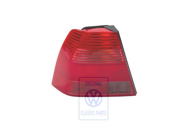 Volkswagen Bora (1J) achterlicht links - sedan, deels donkerrood
