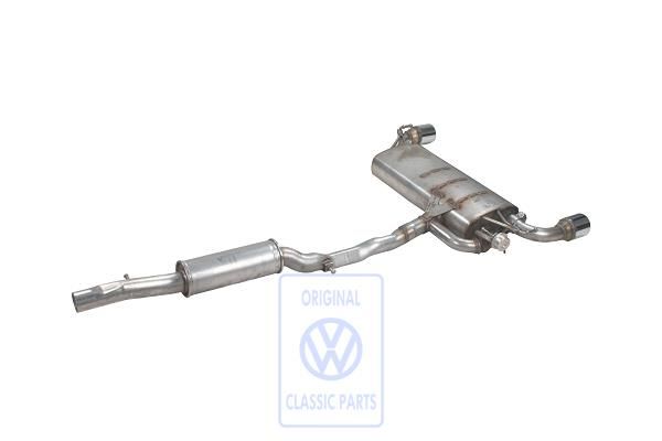 Volkswagen Golf 4 (1J) middendemper met einddemper (BML)