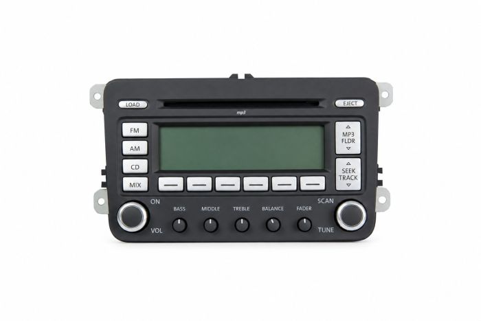 Volkswagen Premium 7 radio met MP3 en 6-disc CD-wisselaar NEW
