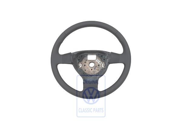 Volkswagen Golf 5 (1K) leren stuurwiel - antraciet